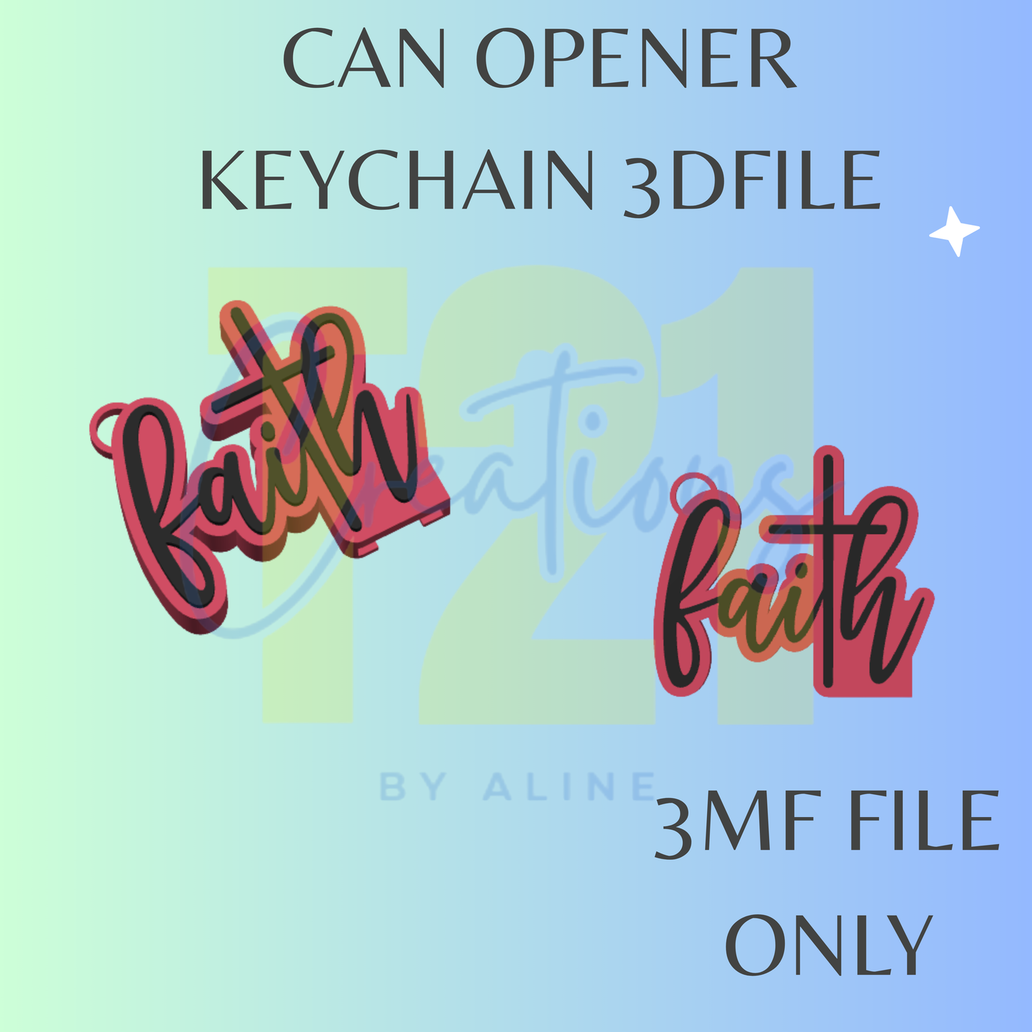 FAITH CAN OPENER 3MF FILE