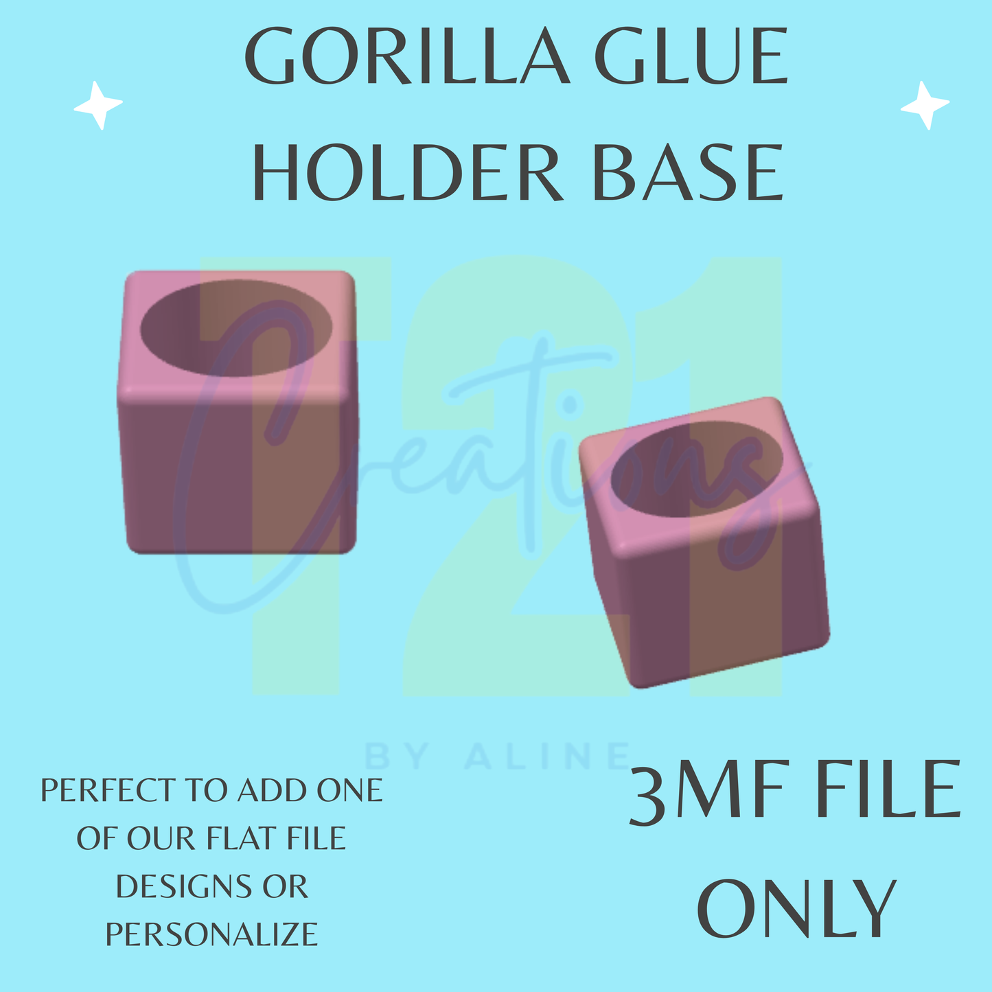GORILLA GLUE HOLDER BASE 3MF FILE