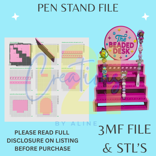 COLLAPSABLE PEN STAND 3MF FILE