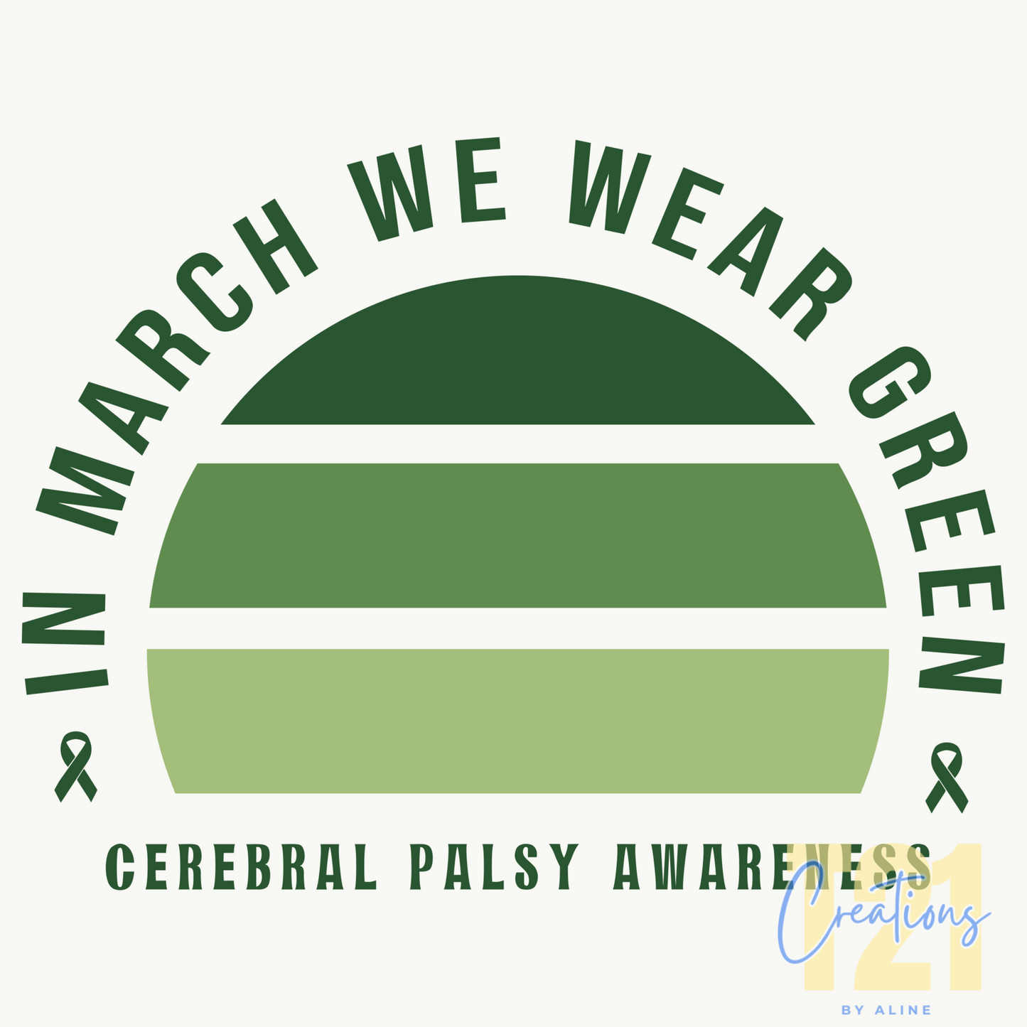 WEAR GREEN CP AWARENESS DTF PRINT