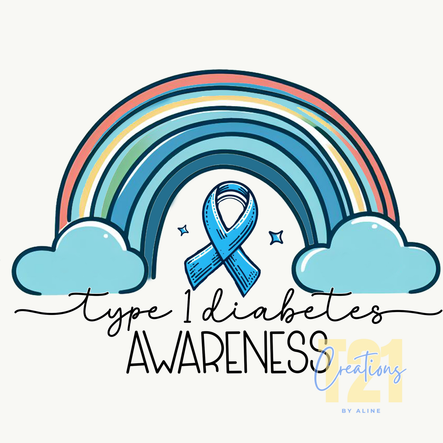 TYPE 1 DIABETES AWARENESS DTF TRANSFER