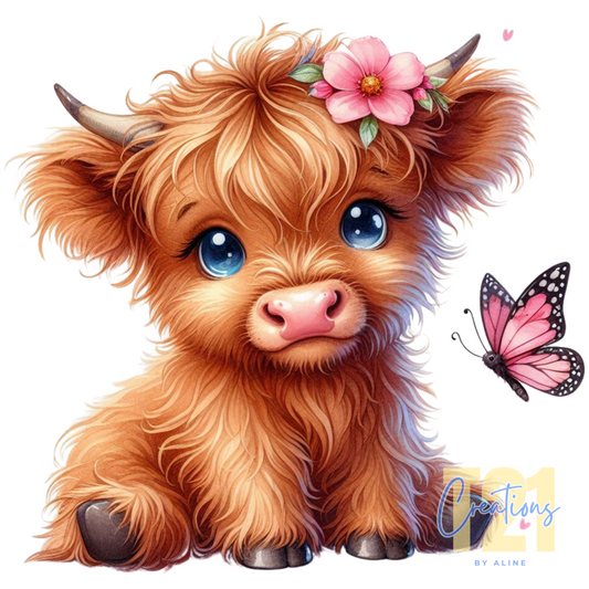 HIGHLAND COW DTF TRANSFER