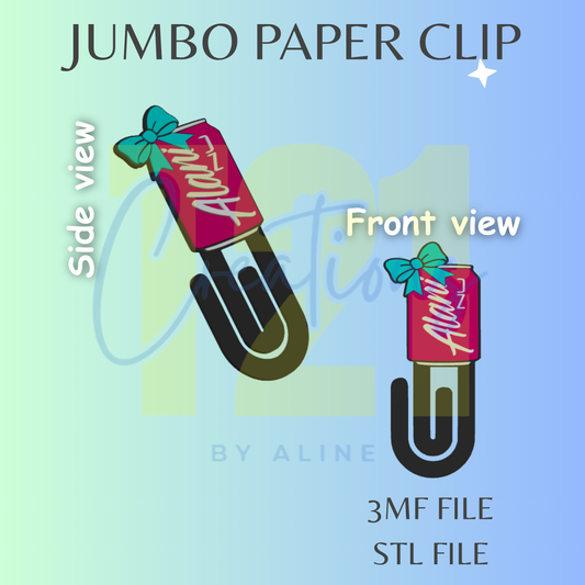 ALANI JUMBO PAPER CLIP STL FILE