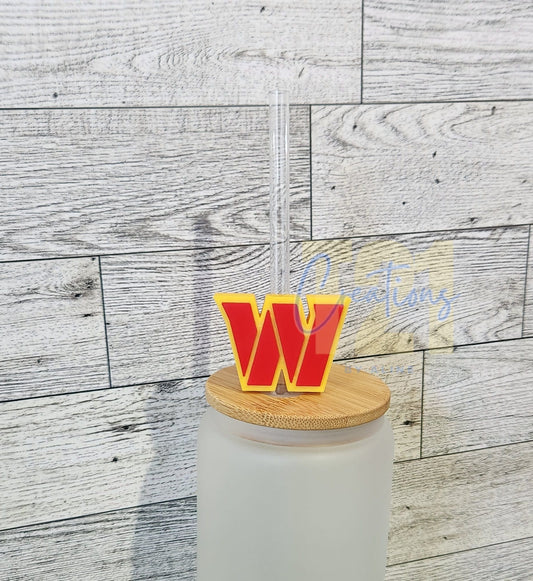 W STRAW TOPPER