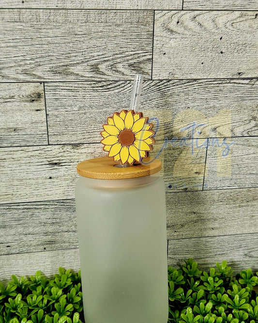 SUNFLOWER STRAW TOPPER