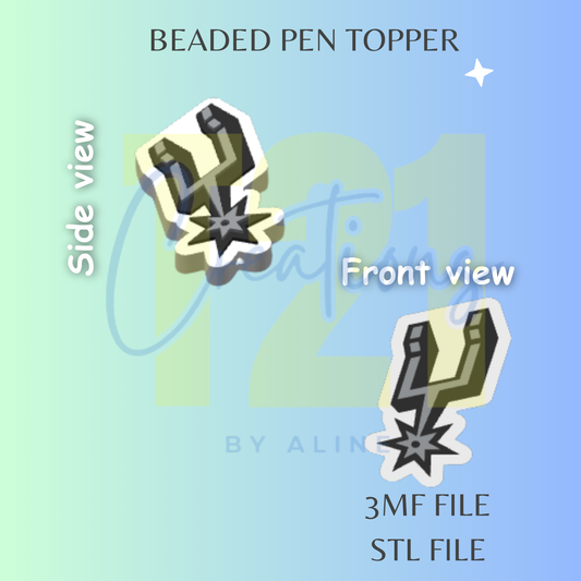 TEXAS 2 PEN TOPPER STL FILE