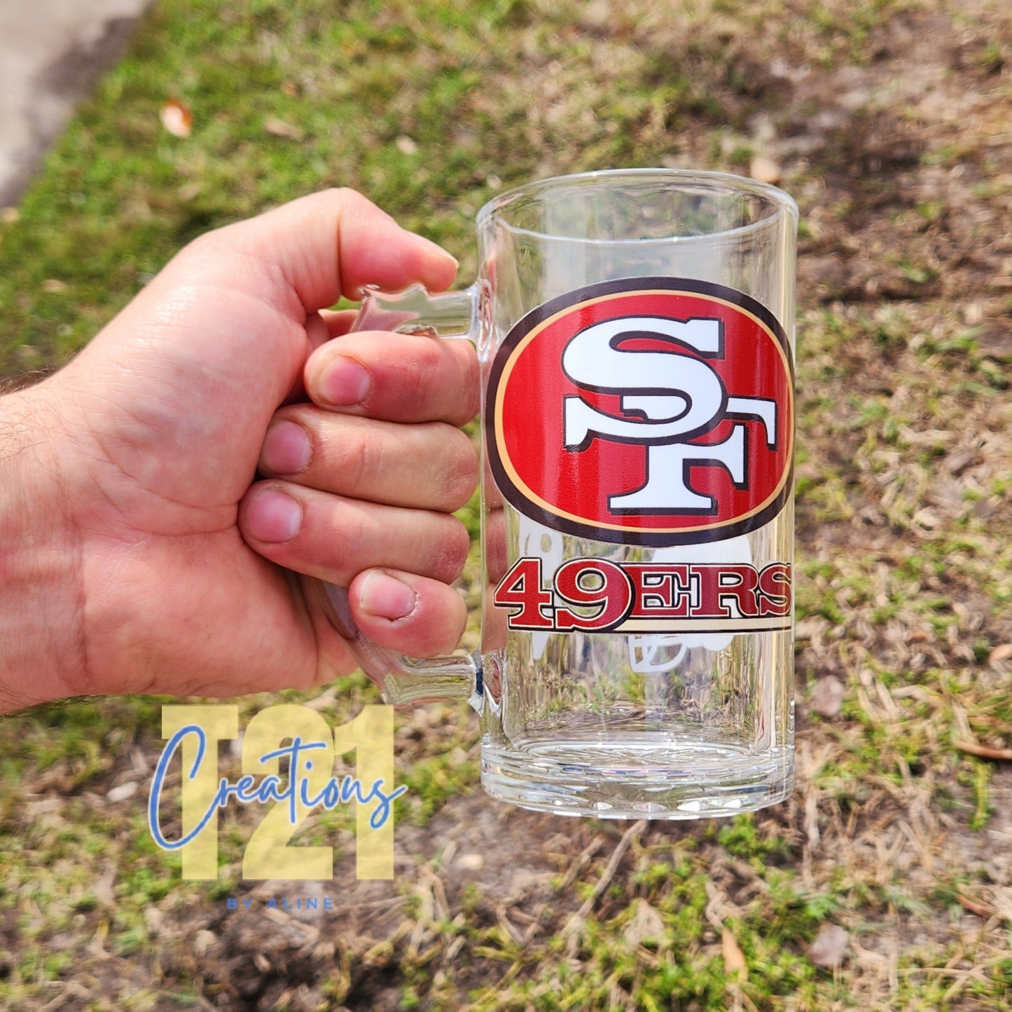 49ers BEER GLASS