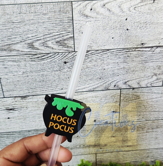 CAULDRON STRAW TOPPER