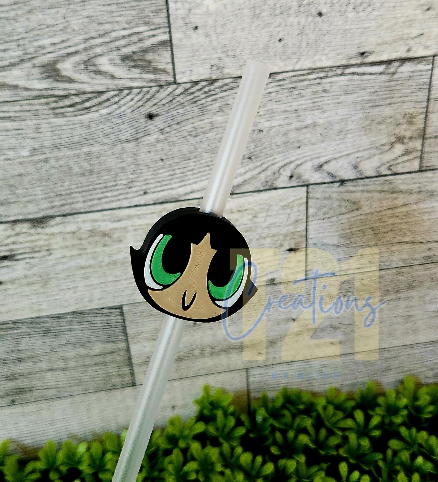 POWER GIRLS STRAW TOPPER