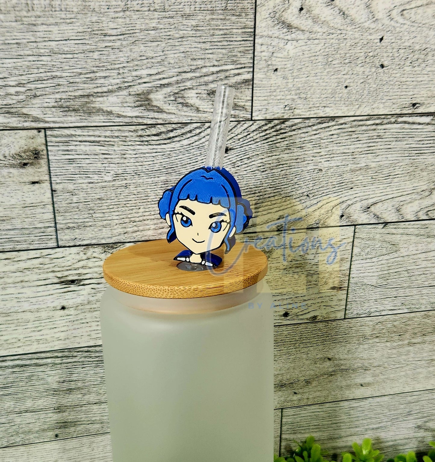 K GIRLS STRAW TOPPER