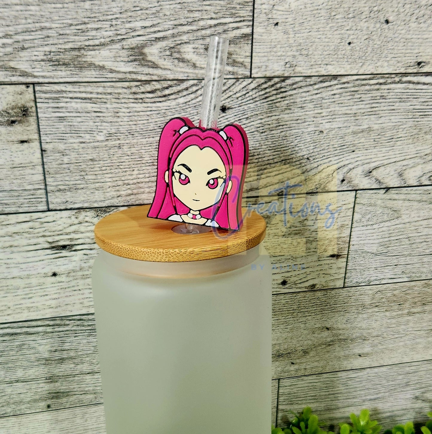 K GIRLS STRAW TOPPER