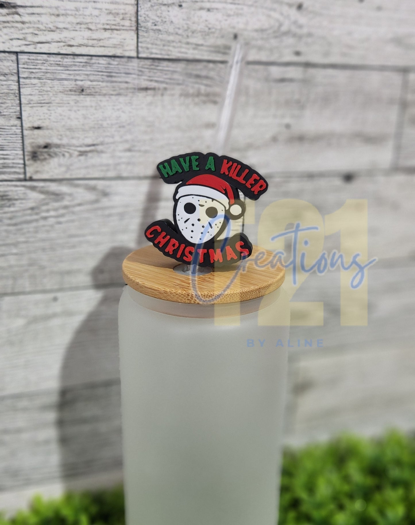 KILLER XMAS STRAW TOPPER