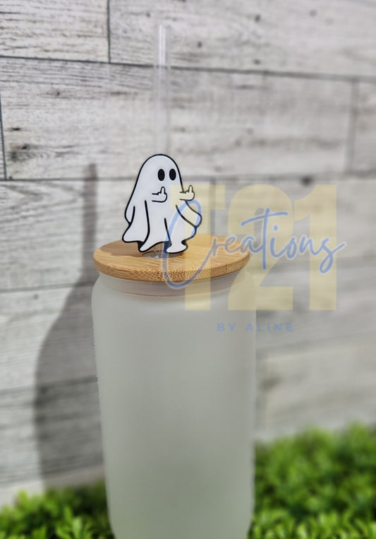 SASSY GHOST STRAW TOPPER