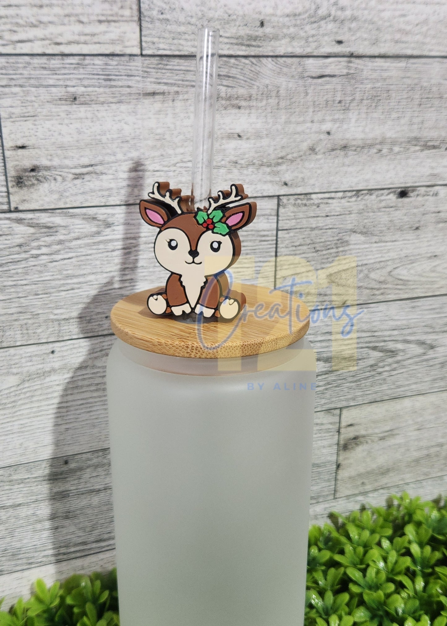 REINDEER STRAW TOPPER