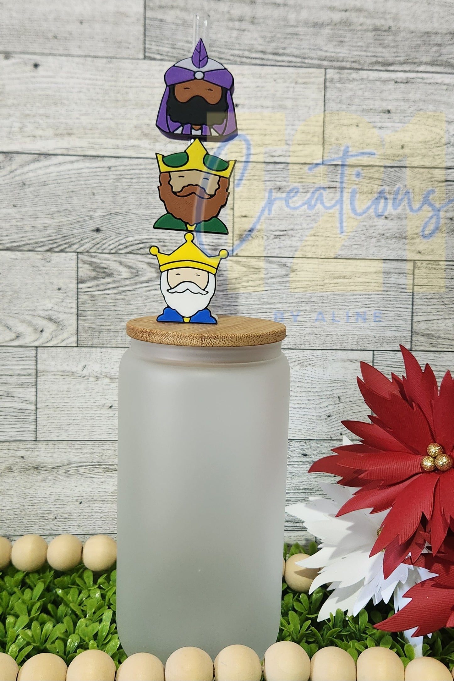 REYES MAGOS STRAW TOPPER