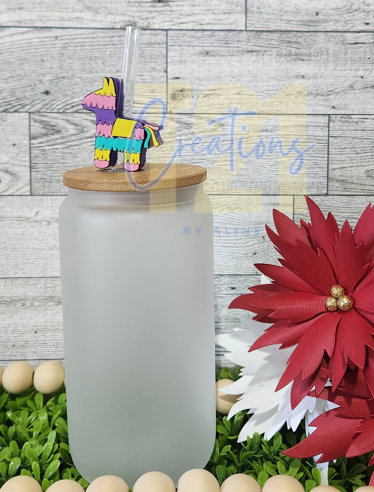 PIÑATA STRAW TOPPER