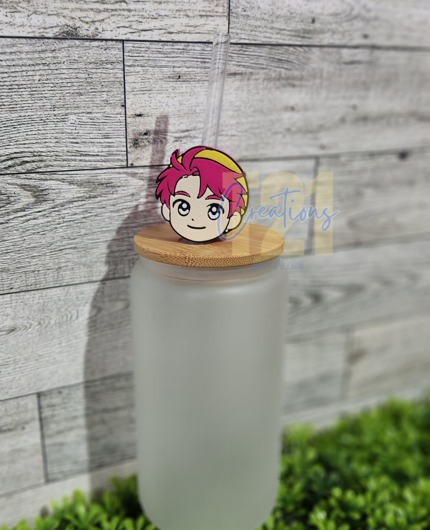 KPOP BOYS STRAW TOPPER