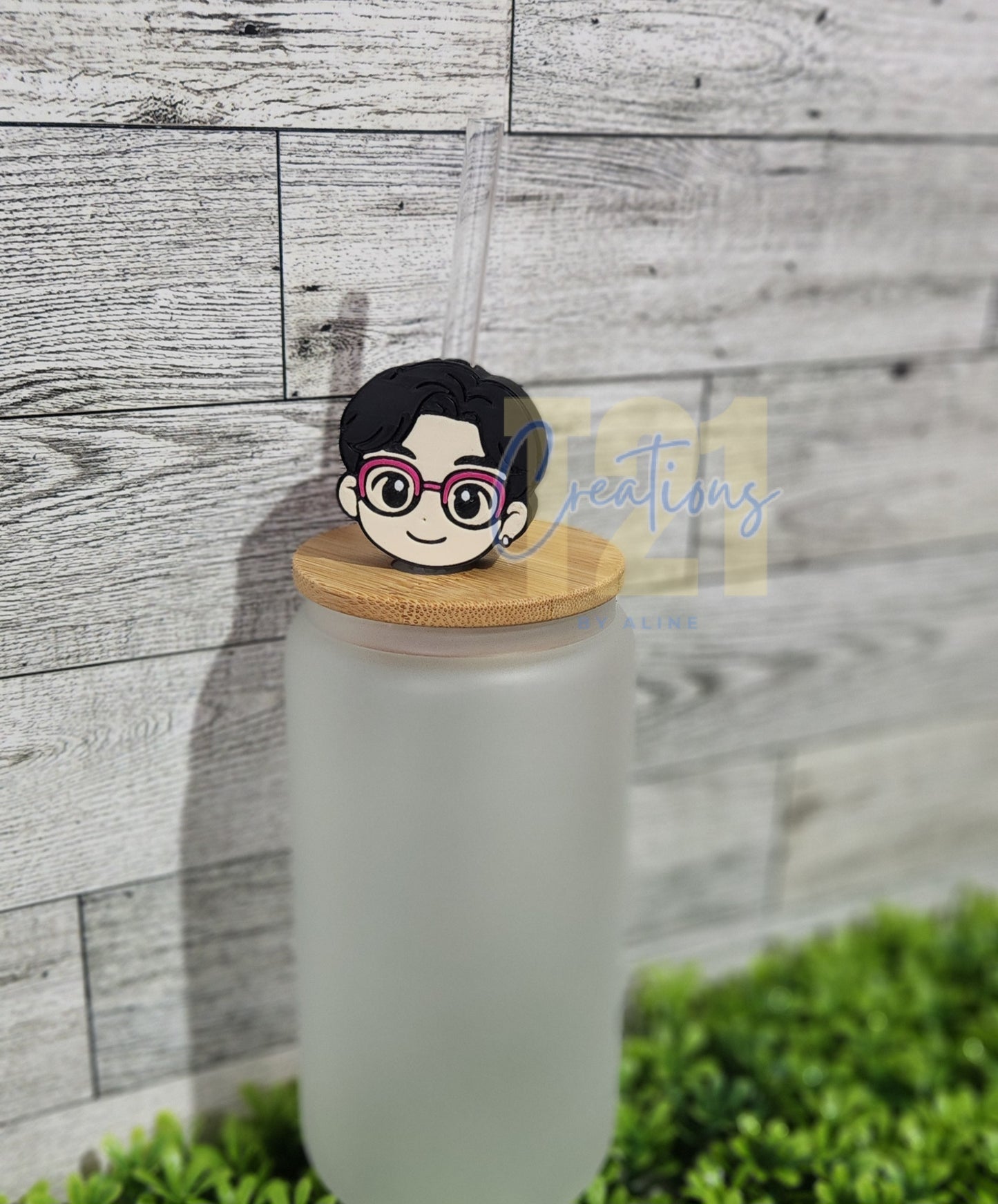 KPOP BOYS STRAW TOPPER