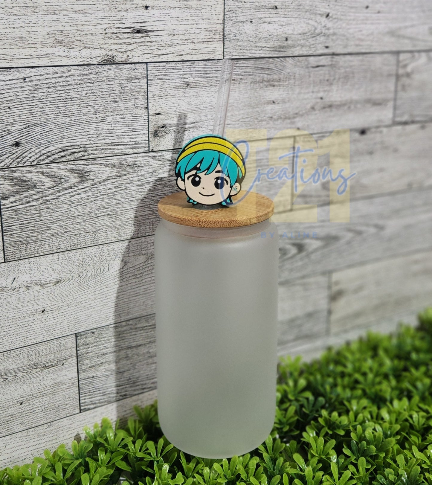 KPOP BOYS STRAW TOPPER