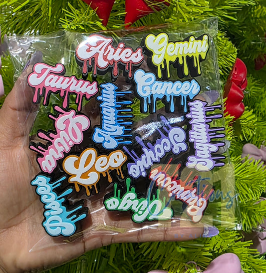 ZODIAC DRIP STRAW TOPPER BUNDLE