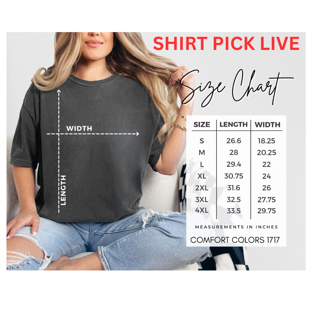 T-SHIRT PICKED LIVE