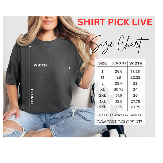 T-SHIRT PICKED LIVE