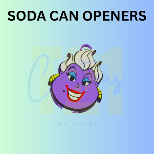 SEA WITCH CAN OPENER KEYCHAIN