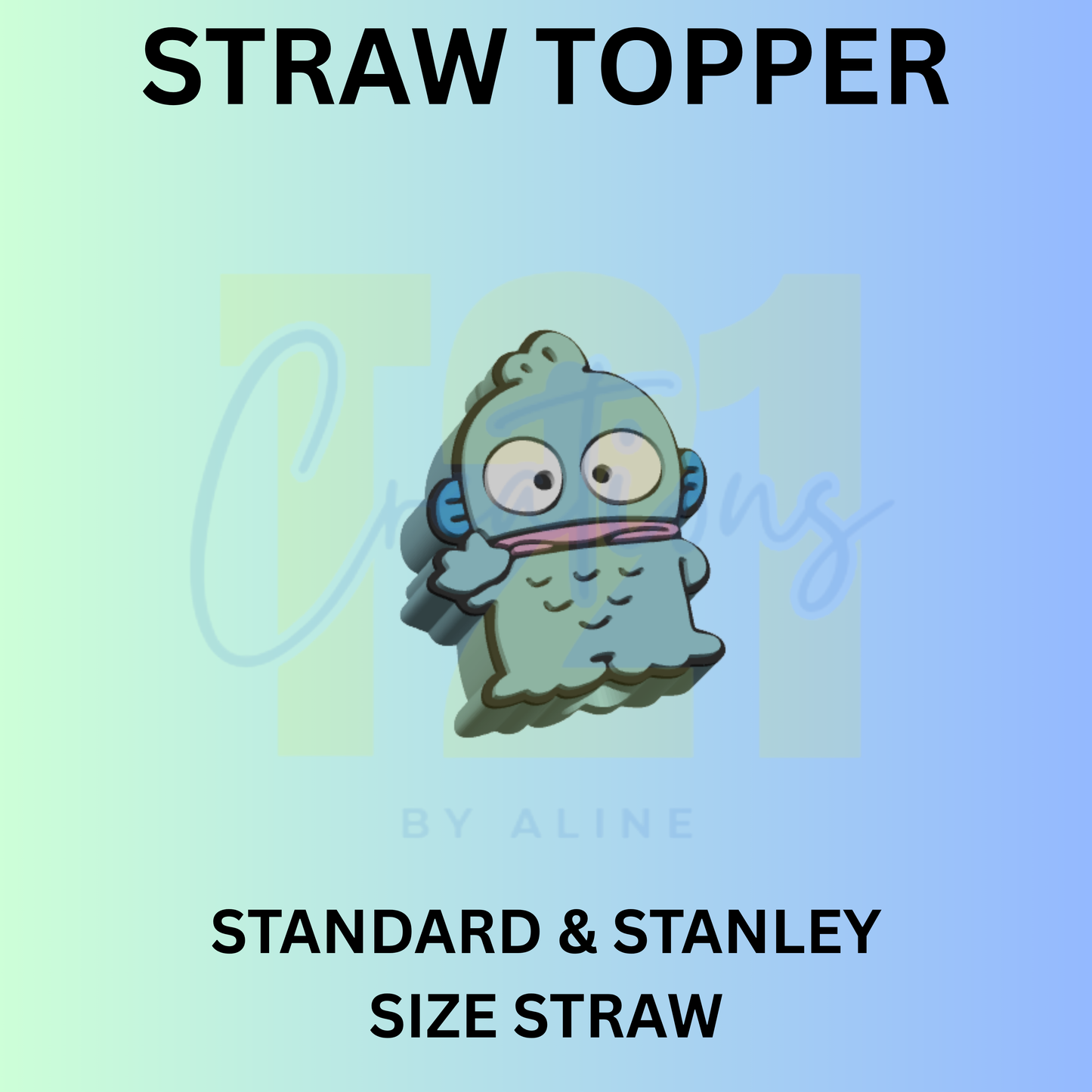 KAWAII FISH STRAW TOPPER
