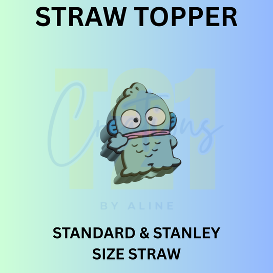 KAWAII FISH STRAW TOPPER