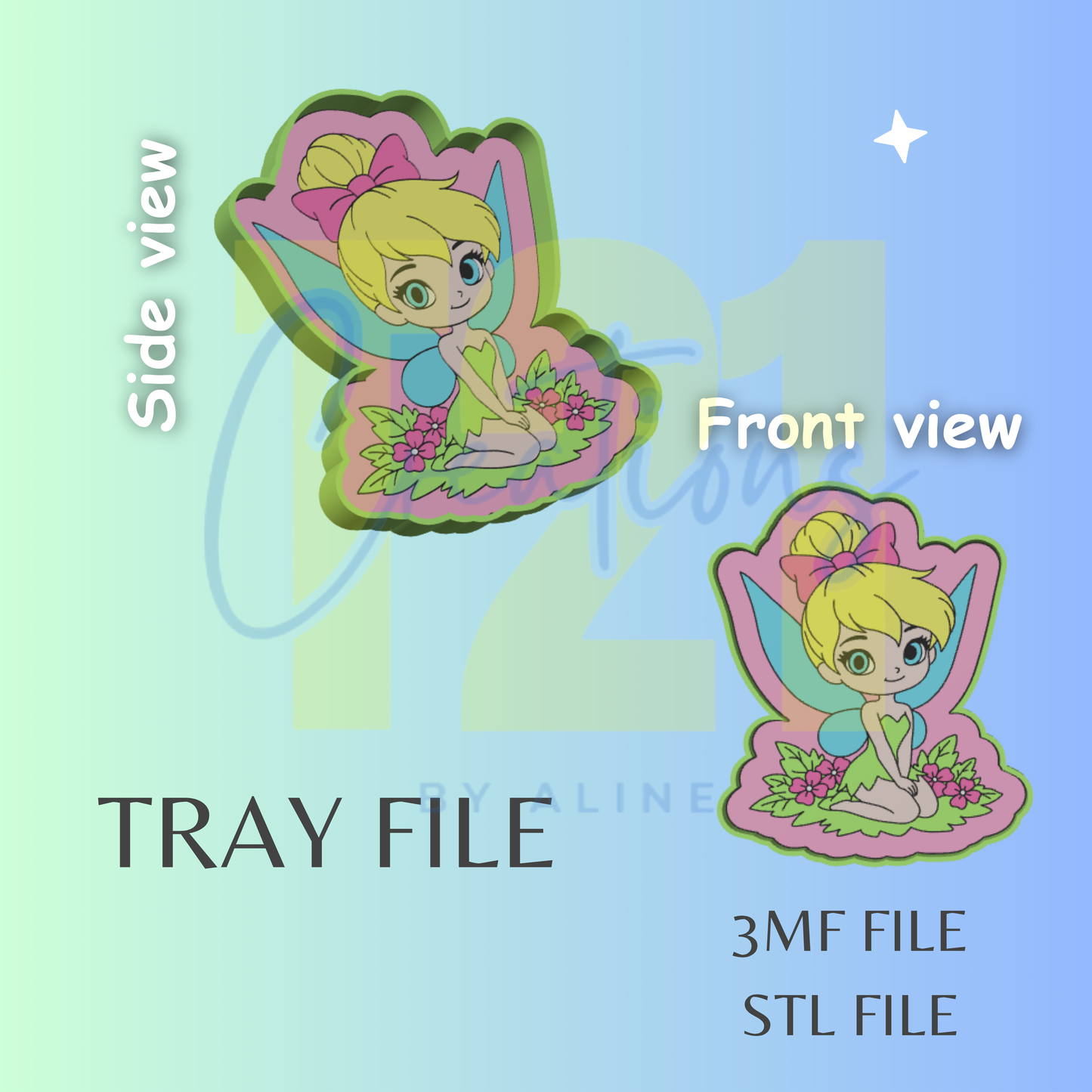 FAIRY TRAY STL FILE