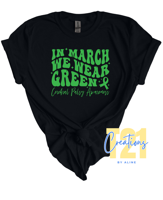 GREEN FOR CP TSHIRT