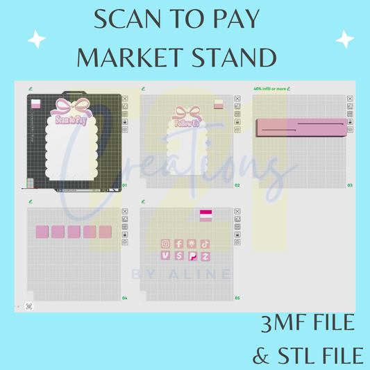 COQUETTE SCAN TO PAY STL DIGITAL FILE