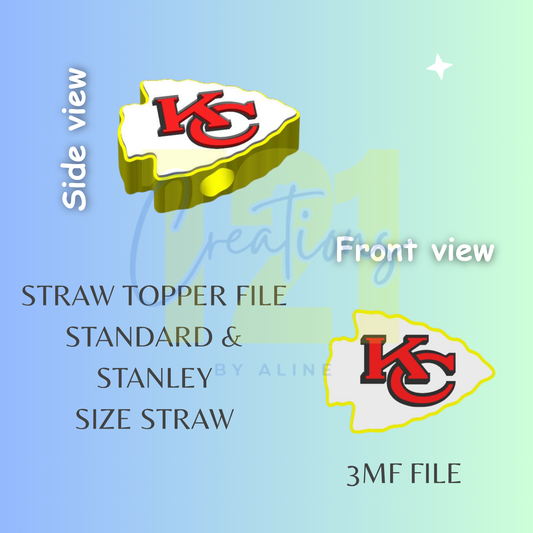 KC STRAW TOPPER STL FILE